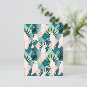 Carte Postale Perroquet sur Palm 1