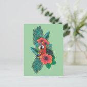 Carte Postale Perroquet tropical (Debout devant)