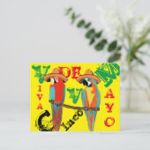 CARTE POSTALE PERROQUETS (Debout devant)