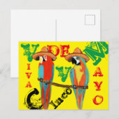CARTE POSTALE PERROQUETS (Devant / Derrière)