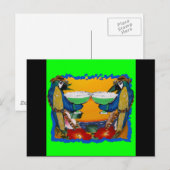 Carte Postale Perroquets (Devant / Derrière)