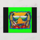 Carte Postale Perroquets (Devant)