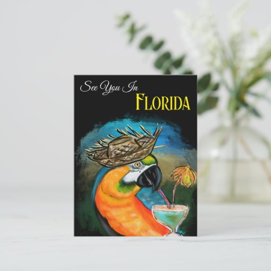 Carte Postale Perroquets de Fête (Debout devant)