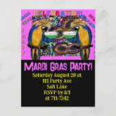 Carte Postale Perroquets de Fête (Devant)