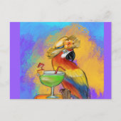 Carte Postale Perroquets de fête (Devant)