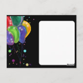 Carte Postale Perroquets de fête (Dos)