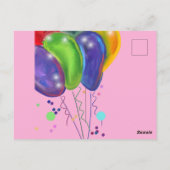 Carte Postale Perroquets de fête (Dos)