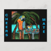 Carte Postale Perroquets de fête (Devant)