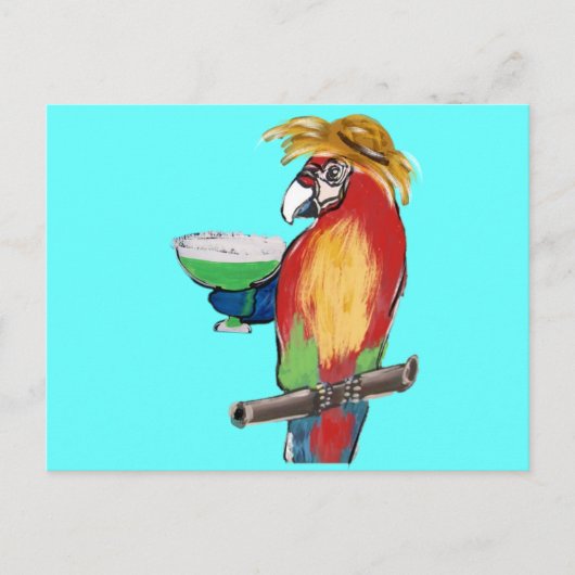 Carte Postale Perroquets de Margarita (Devant)