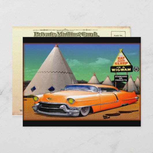 Carte Postale perruque de bamamma (Devant / Derrière)