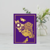 Carte postale Perse Eid Mobarak Foil (Debout devant)