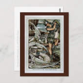 Carte Postale Persée et les Gorgons (Devant / Derrière)