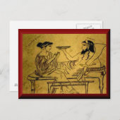 Carte Postale Perséfone et Hades (Devant / Derrière)