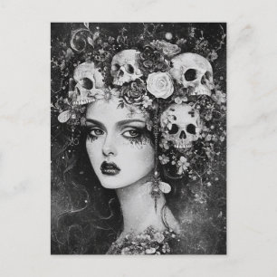 Carte Postale Persephone en noir et blanc