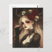 Carte Postale Persephone la déesse du monde souterrain (Devant / Derrière)