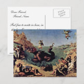 Carte Postale Perseus Libéré Andromeda Par Piero Di Cosimo (Devant / Derrière)