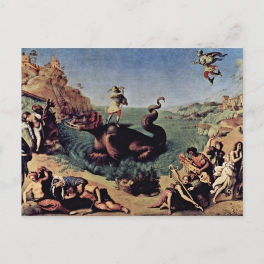 Carte Postale Perseus Libéré Andromeda Par Piero Di Cosimo (Devant)