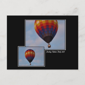 Carte Postale Pershing Balloon Derby 2009
