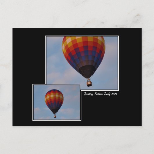 Carte Postale Pershing Balloon Derby 2009 (Devant)