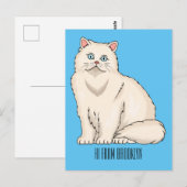 Carte Postale Persian cat (Devant / Derrière)