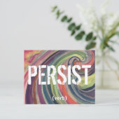 Carte postale persistante (Debout devant)