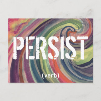 Carte postale persistante