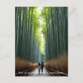 Carte Postale Personalized Bamboo Forest Walk (Devant)