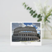 Carte Postale Personalized, Colosseum, Rome, Italy (Debout devant)