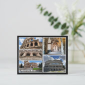 Carte Postale Personalized, Colosseum, Rome, Italy (Debout devant)