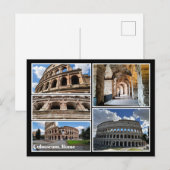 Carte Postale Personalized, Colosseum, Rome, Italy (Devant / Derrière)