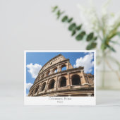Carte Postale Personalized, Colosseum, Rome, Italy (Debout devant)