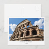 Carte Postale Personalized, Colosseum, Rome, Italy (Devant / Derrière)