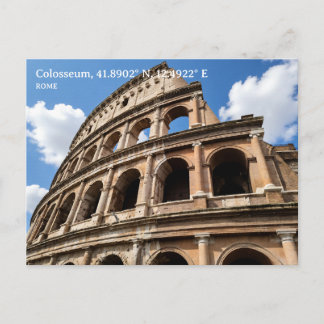 Carte Postale Personalized, Colosseum, Rome, Italy
