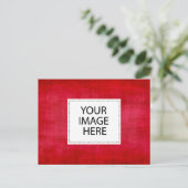 Carte Postale Personalized Custom Your Own Photo & Text Postcard (Debout devant)