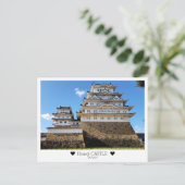 Carte Postale Personalized, From Himeji Castle  with Love (Debout devant)