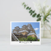 Carte Postale Personalized, From Himeji Castle  with Love (Debout devant)