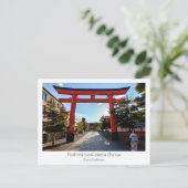 Carte Postale Personalized, Fushimi Inari-taisha Shrine, Japan (Debout devant)