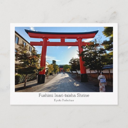 Carte Postale Personalized, Fushimi Inari-taisha Shrine, Japan (Devant)