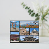 Carte Postale Personalized, Greetings from Japan Postcard (Debout devant)