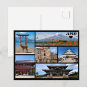Carte Postale Personalized, Greetings from Japan Postcard (Devant / Derrière)