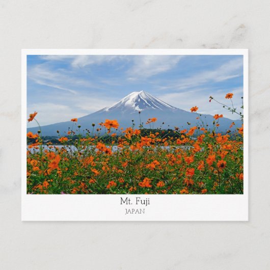 Carte Postale Personalized, Mount Fuji, Japan (Devant)