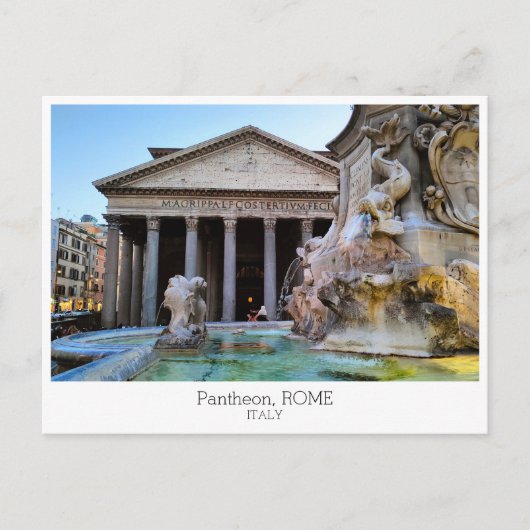 Carte Postale Personalized, Pantheon, Rome, Italy (Devant)