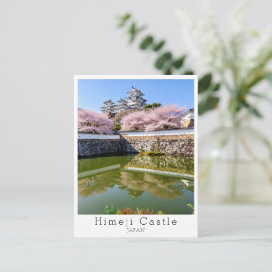 Carte Postale Personalized, Spring Himeji Castle (Debout devant)