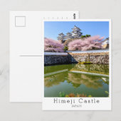 Carte Postale Personalized, Spring Himeji Castle (Devant / Derrière)