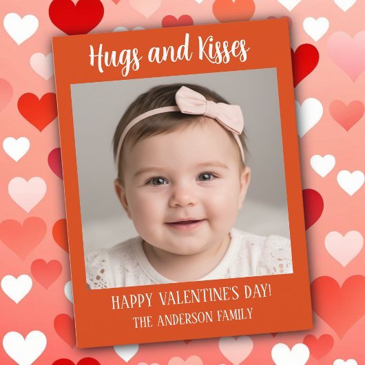 Carte Postale Personalized Valentine Photo Postcard