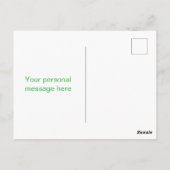 Carte Postale Personalized Yellow Lemons Blue White  (Dos)