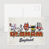 Carte Postale Personnage de dessin animé d'Oldham (Devant / Derrière)