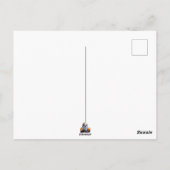 Carte Postale Personnage d'Halloween Bébé Fantôme Mignon Effraya (Dos)