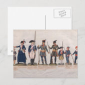 Carte Postale Personnages de la Révolution française (Devant / Derrière)