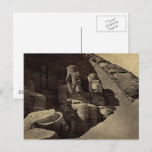 Carte Postale Personnages du Colossal, Abu Sunbul, Égypte (Devant / Derrière)